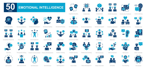 Emotional Intelligence dualtone iconset