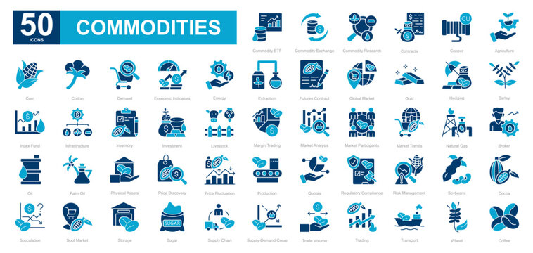 Commodities dualtone iconset