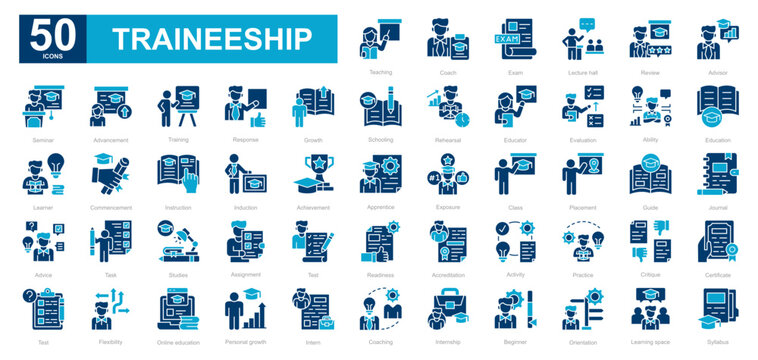 Traineeship dualtone iconset