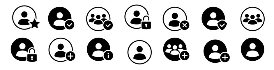 User Icon – Vector Person Symbol for Profile, Account, and Team Design