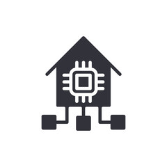 Smart Home Automation System With Connected Devices Concept