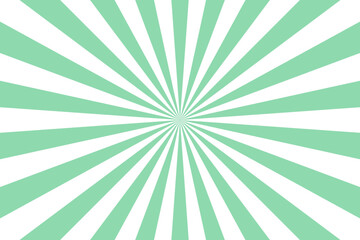 緑　放射状　集中線　サンバースト　目立つ背景