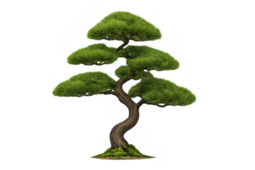 Bonsai tree representing japanese culture and zen principles