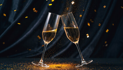 New Year Champagne Celebration