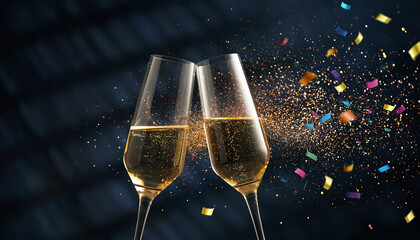 New Year Champagne Celebration