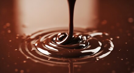 Decadent Chocolate Pour - A Symphony of Sweetness and Texture.