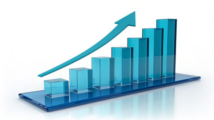 Fototapeta premium business chart graph