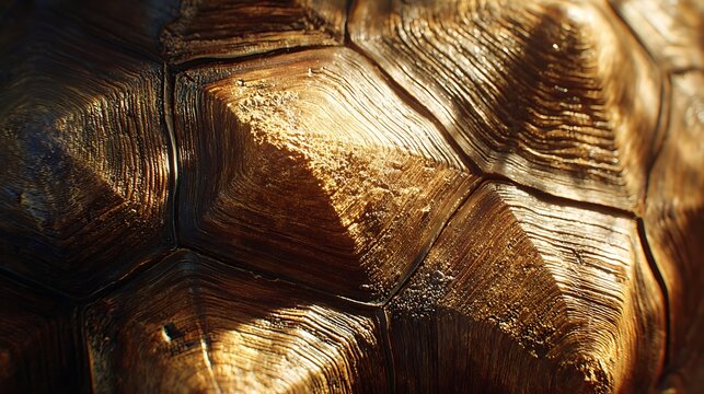 close up of a turtle shell