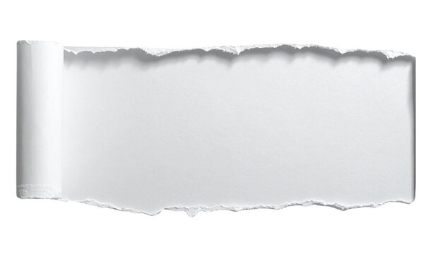  Ripped Paper Opening with Bright Space PNG