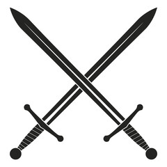 two crossed swords