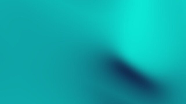 Abstract teal and cyan gradient background with a soft, blurred dark blue shadow in the lower right corner, creating a serene and modern visual.