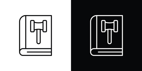 Code of conduct icon - stroke design. pixel perfect editable line icons