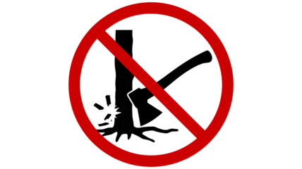 Forbidden silhouette with a red ban symbol overlay, ideal for restriction signs and warnings, promoting safety and compliance in restricted zones