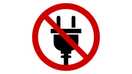 Forbidden, a bold red ban symbol on transparent backdrop, perfect for warning signs, no entry zones, and restriction notices with a modern, stark visual impact