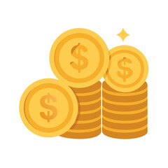 Stack of Gold Coins Icon