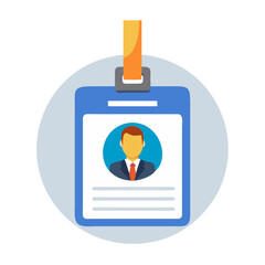 Employee Badge ID Icon