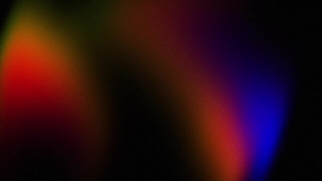Dual Tone Red and Blue Light Aura Animation with a Central Dark Gradient Background - Powered by Adobe