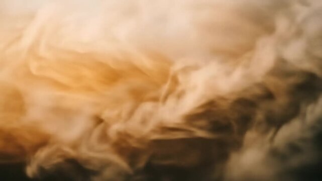 Dynamic swirl of rich brown and creamy white fluid creating an abstract, textured background with elegant motion and warm tones.