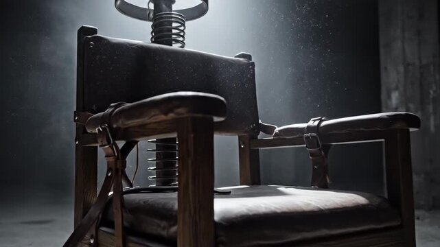 Electric Chair execution method criminal justice concept