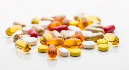 Assorted Health Supplements and Pills