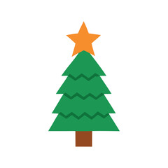 Christmas tree vector design for festive and holiday decor