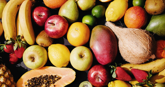 Fresh, fruit and healthy food with nutrition, detox or apples with vitamin c, antioxidants and above. Organic, produce and natural grocery for wellness, sustainability and vegan snack for weight loss