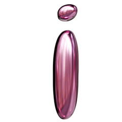 Alphabet number and symbol 3d word render Pink Glossy Metallic Tubular Symbol