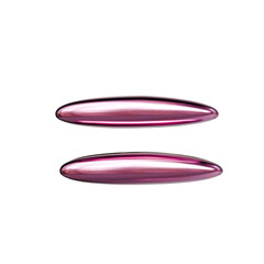 Alphabet number and symbol 3d word render Pink Glossy Metallic Tubular Symbol