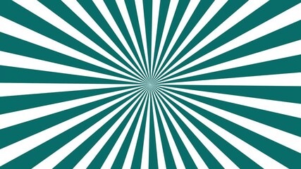 Animated spiral background. Pop art white and cyan color background. Retro sunburst background. Dynamic retro pop art texture. - Powered by Adobe