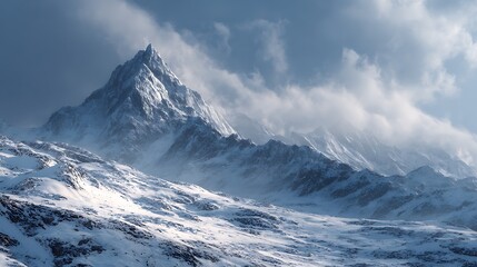 snow-capped mountain views