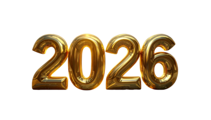 golden year 2026, gold metallic glossy, isolated, new year and Sylvester, wealth luxury and rich as golden colored, changes and success, silver golden

