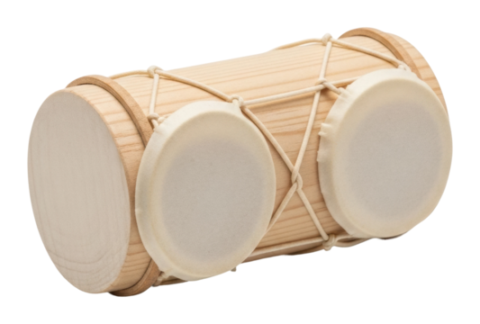 Traditional music performance cultural festival drum instrument isolated on transparent background