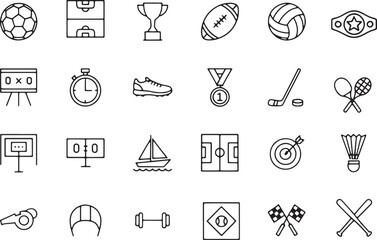 Collection of sport icons