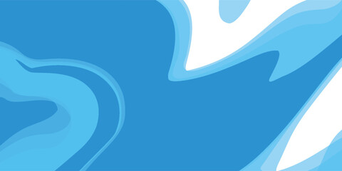 Blue wavy water splash shapes, ocean waves, landscape water ripples for background, eps 10.