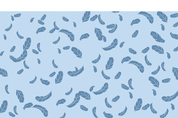 Vector feather pattern