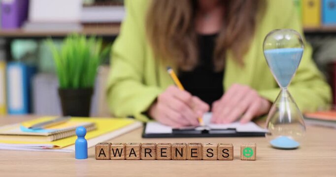 Mindfulness practice in a colorful workspace with time management and creativity