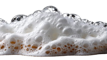 Bubbles Delight: Capturing a close-up of the frothy, airy bubbles, an artistic depiction of liquid texture, creating a visually stimulating composition of fluid dynamics.