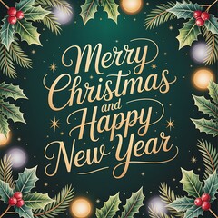 christmas background with christmas tree