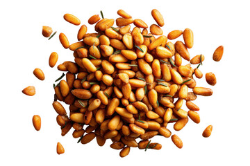 Pile of Fresh Peppers: An overhead shot showcases a vibrant heap of yellow peppers, their textures and natural colors enhanced with expert lighting, evoking feelings of freshness and culinary delight.