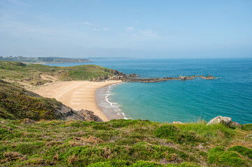 plage du cap fr&eacute;hel sous un beau ciel