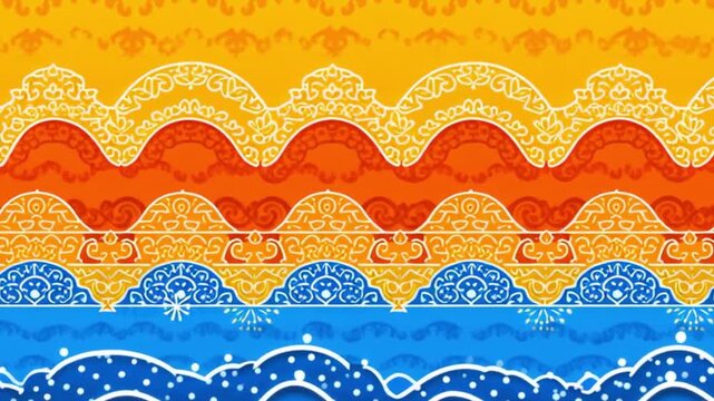 Vibrant abstract background inspired by anime style, featuring dynamic colors and artistic motion.