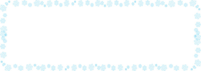 Boarder line Snowflake Pattern Design on Beige Background