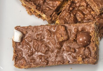 some tasty chocolate brownies