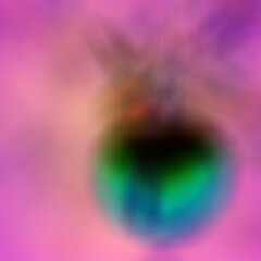 Abstraktes dynamisches futuristisches digitales Kunstwerk ohne Mithilfe von 