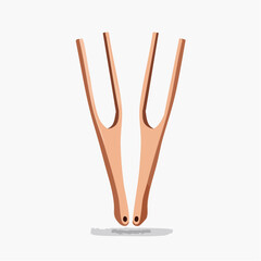 Pair of wooden tongs