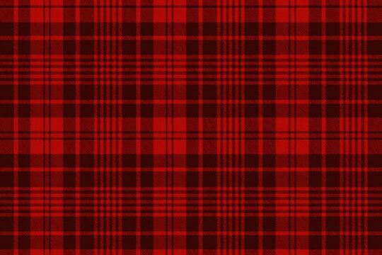 Classic red tartan pattern design.