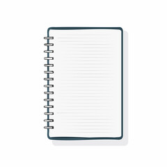 Paper notebook with spiral binding