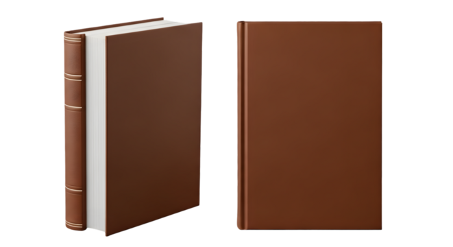 Leather Journal Notebook with Hardcover, Brown Leather Bindings, Classic Writing Journal
