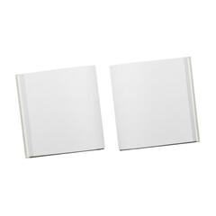 Two Blank Square Book or Brochure Mockup