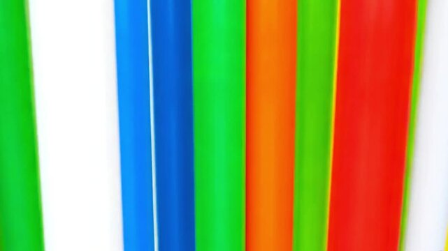 Abstract duotone minimal background featuring vibrant neon-colored stripes and bands, creating a bright and modern visual design.
